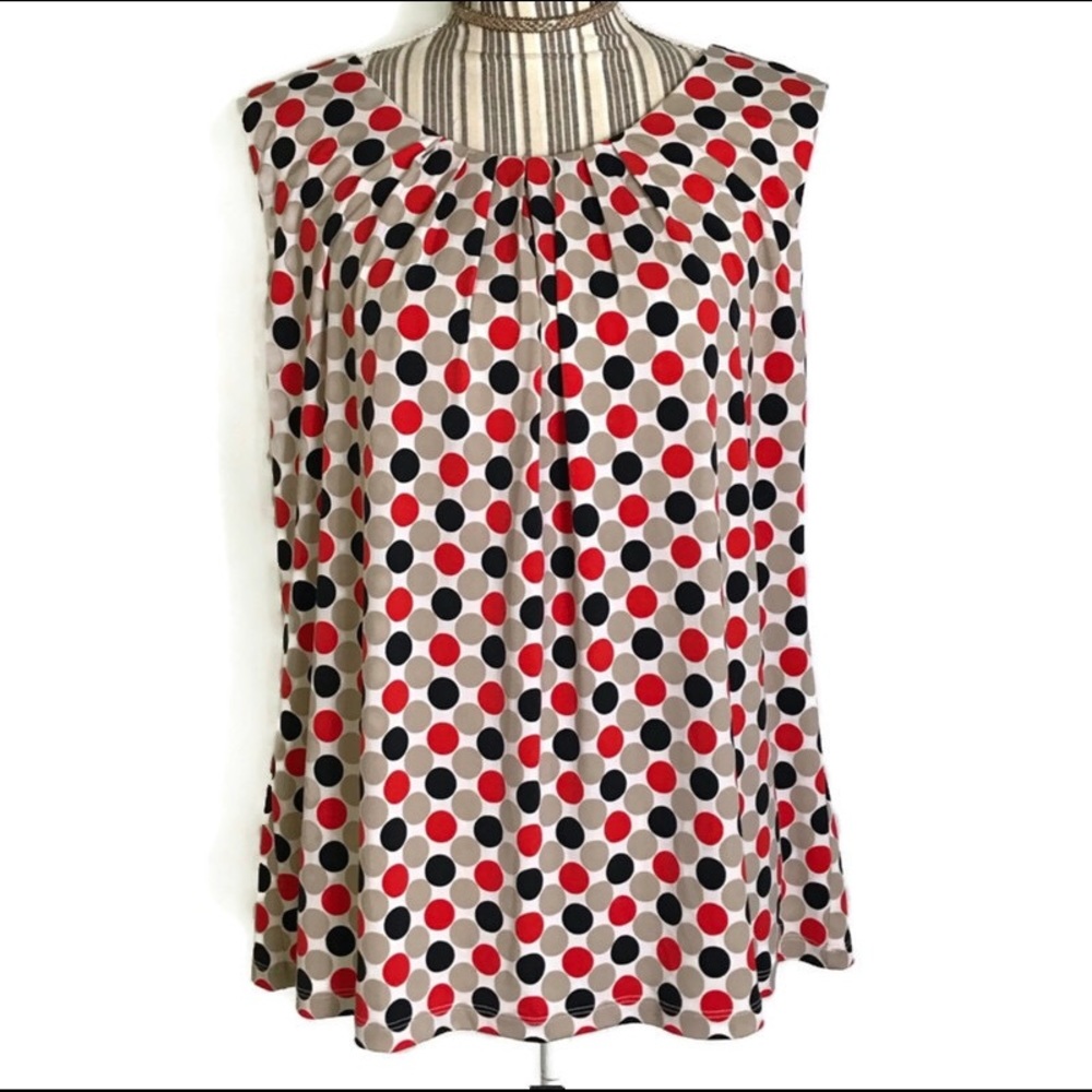 Calvin Klein round Neck sleeveless Blouse XL